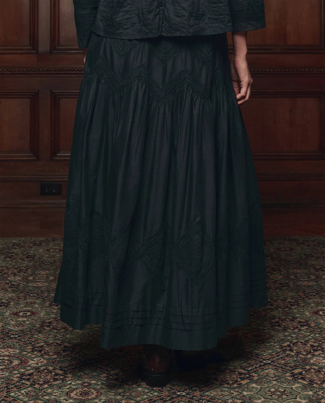 LATTICE LACE VICTORIAN SKIRT