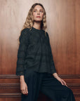 LATTICE LACE VICTORIAN TOP