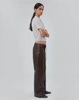 LEATHER COOL TROUSER