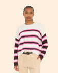 LELA SWEATER IN SNOW ROSE