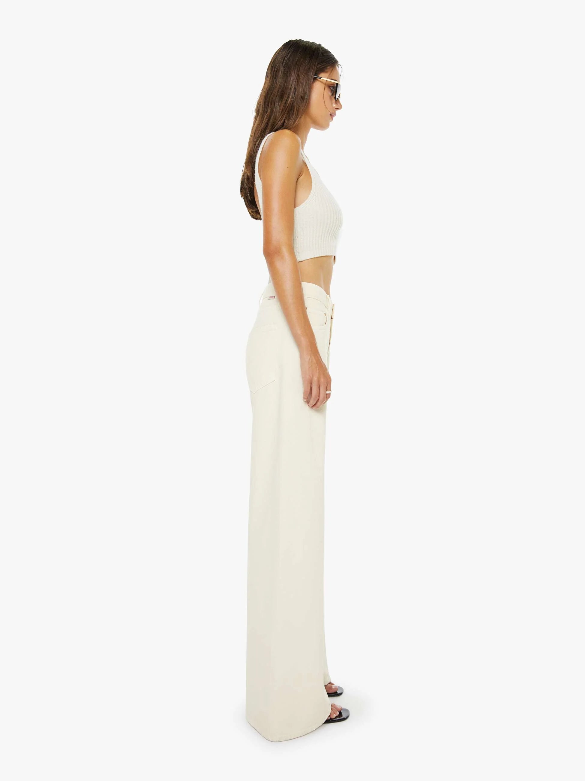 LEMON TWIST SNEAK JEANS IN NATURAL