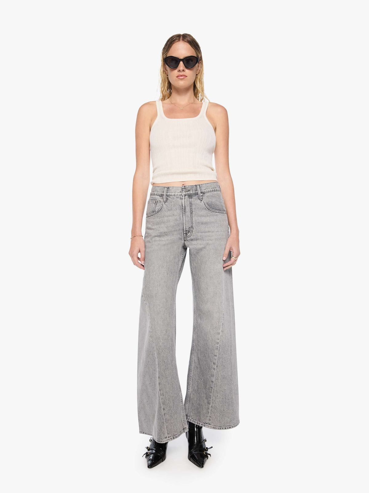 LEMON TWIST SNEAK JEANS IN ROCKY ROAD