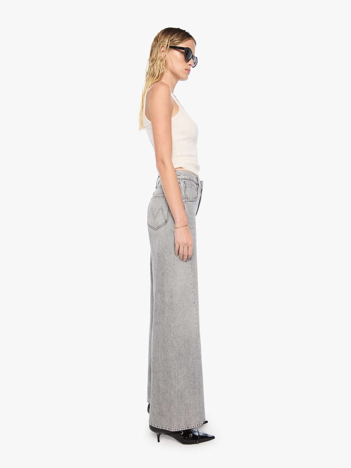 LEMON TWIST SNEAK JEANS IN ROCKY ROAD
