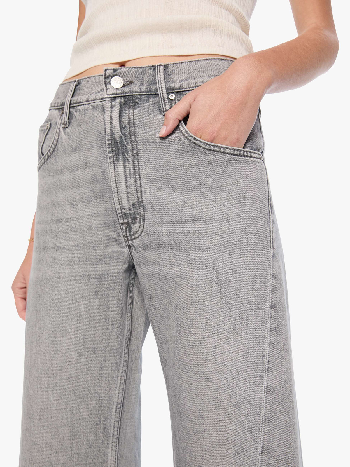 LEMON TWIST SNEAK JEANS IN ROCKY ROAD