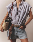 LEXI SHIRT IN BLUE AGGIE