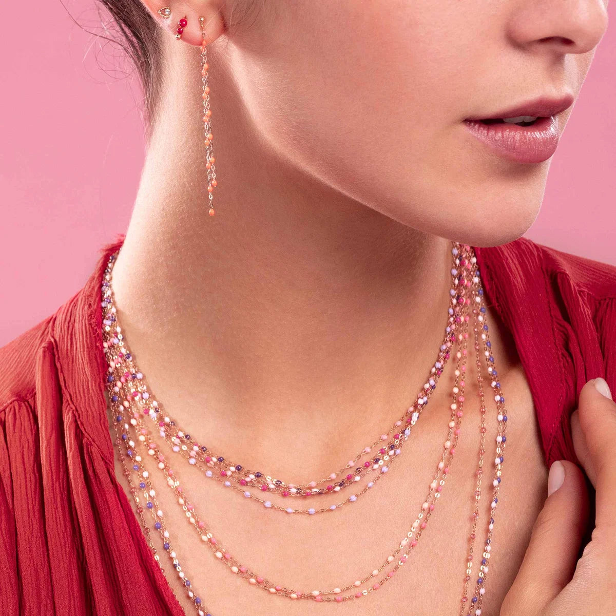 CLASSIC NECKLACE / 16.5" / LILAC