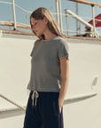 LITTLE TEE IN NAVY STRIPE