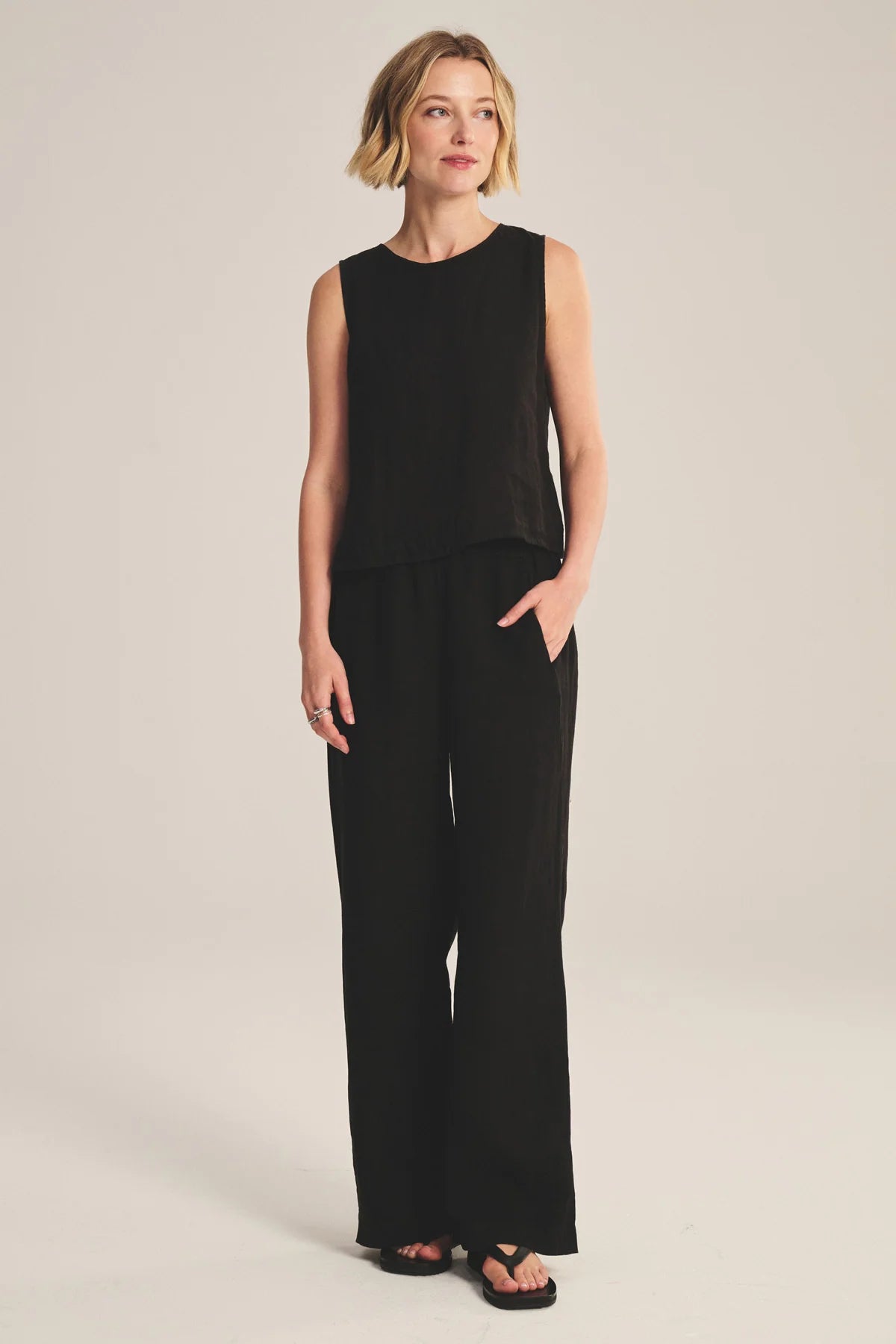 LOLA PANT IN BLACK