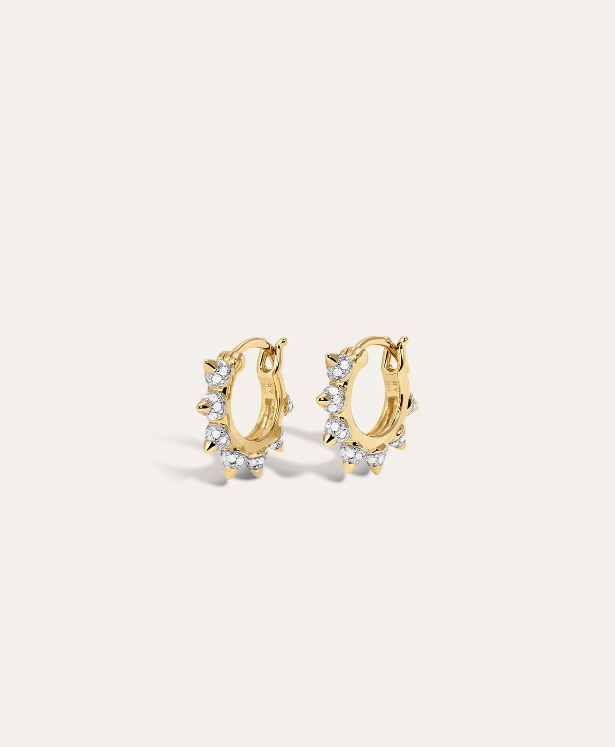 LONDON PAVÉ SPIKE EARRINGS
