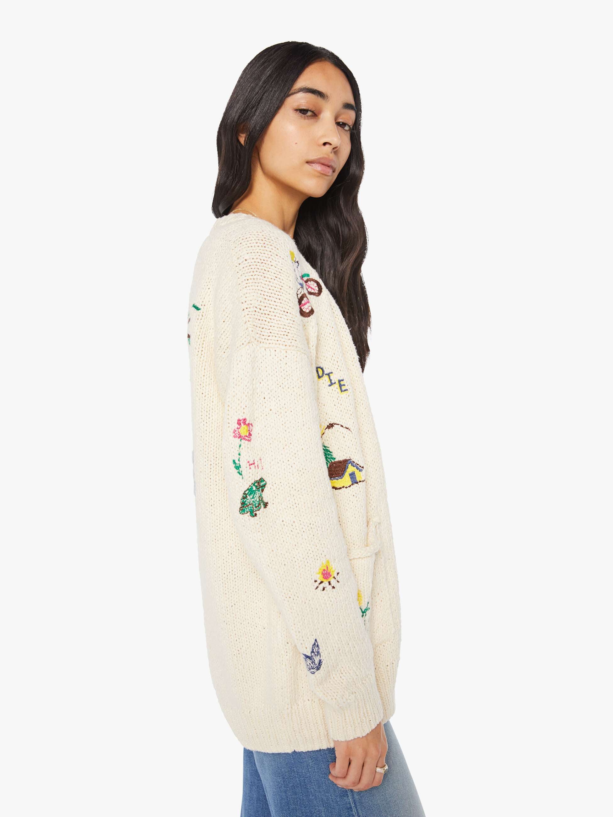 LONG DROP CARDIGAN