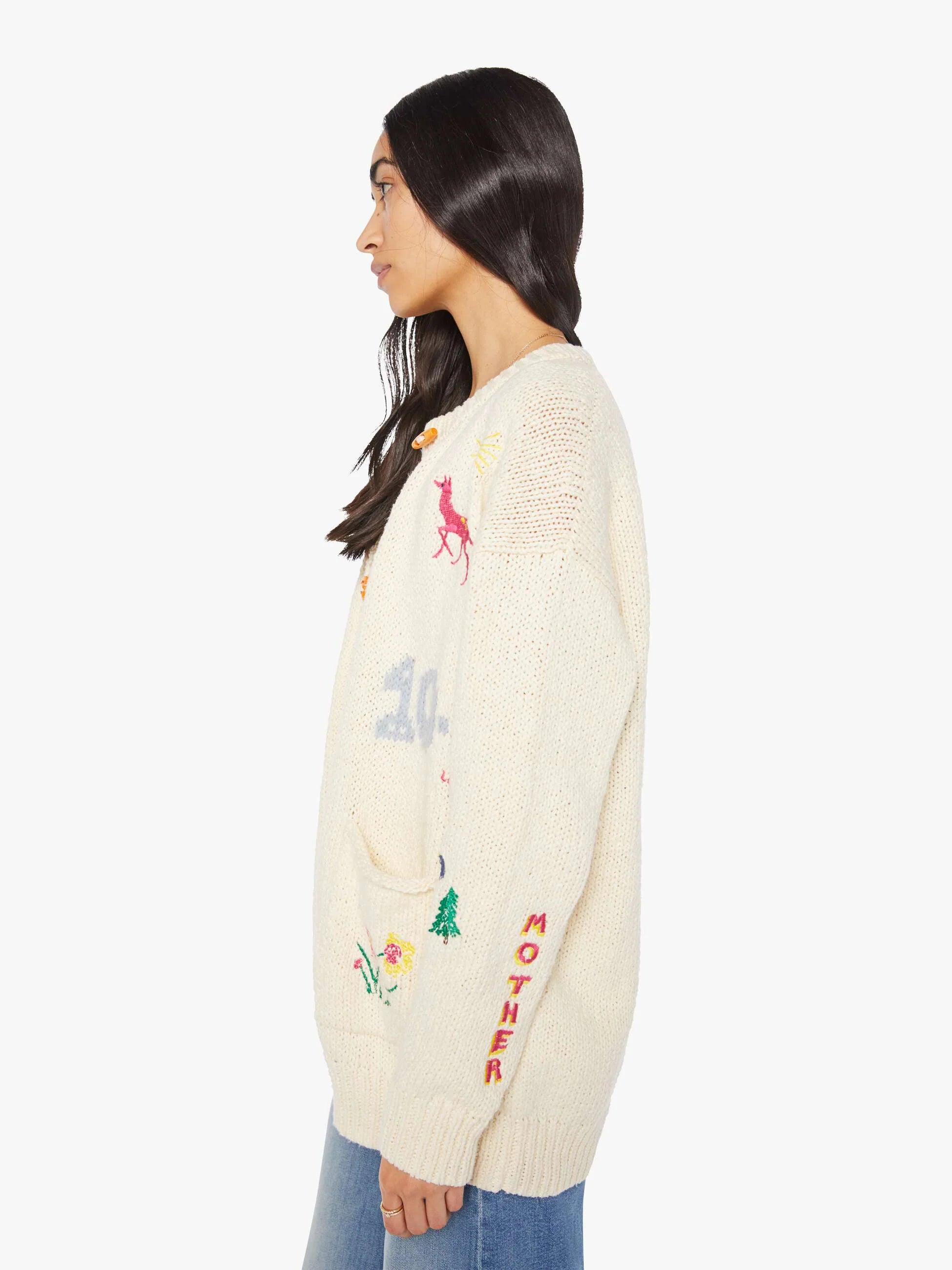 LONG DROP CARDIGAN