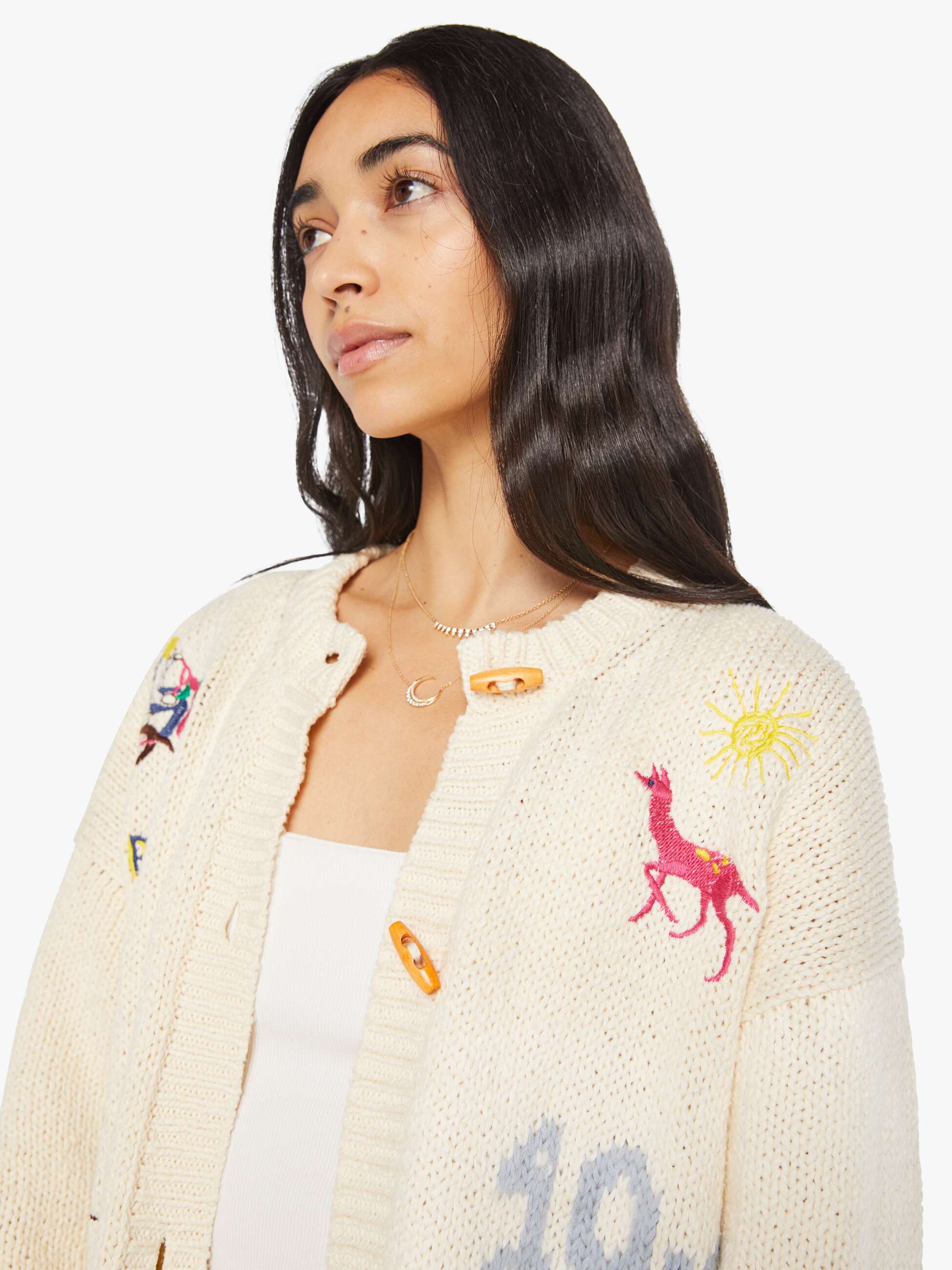 LONG DROP CARDIGAN