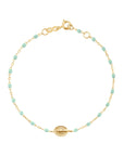 6.7" CLASSIC MADONNA CHARM JADE BRACELET