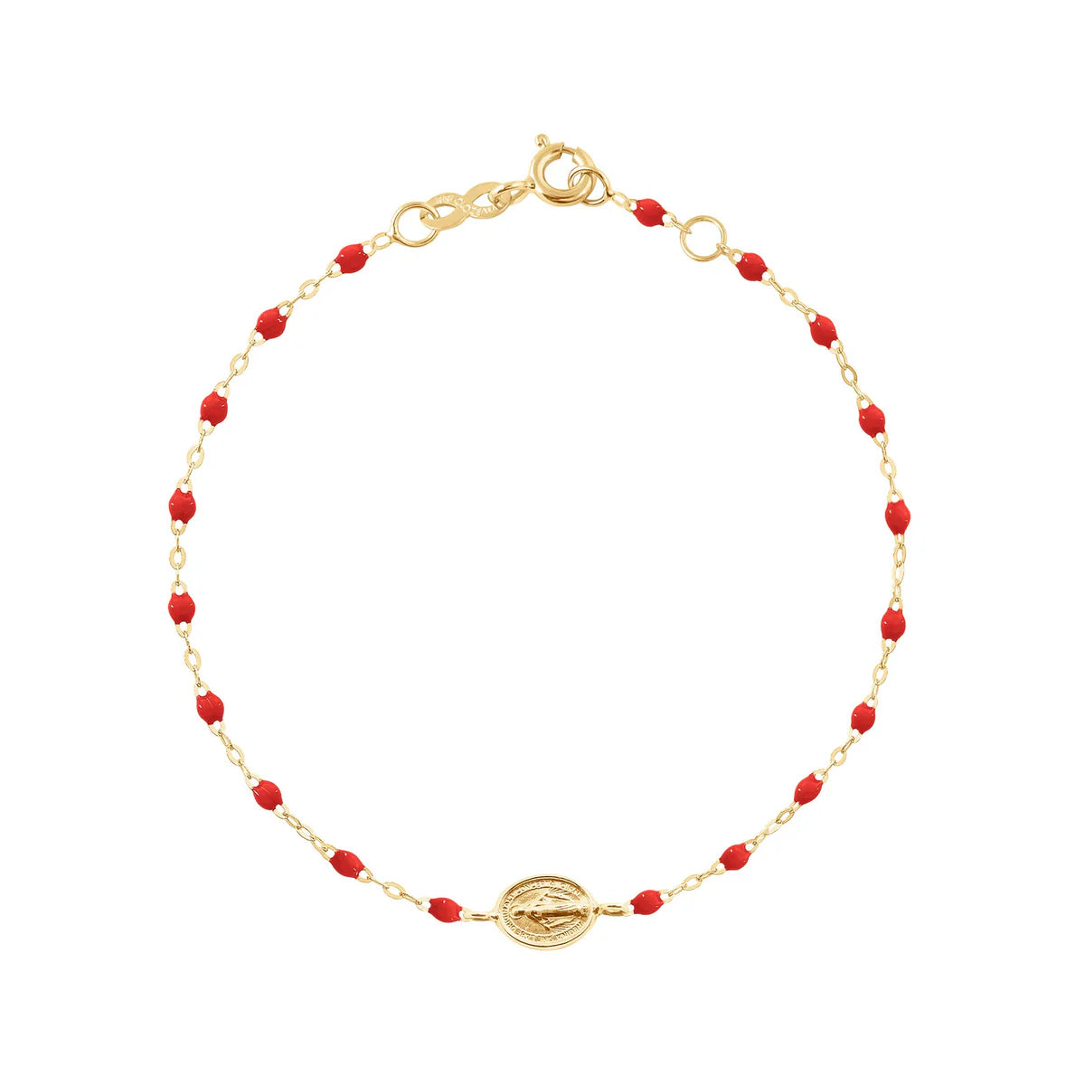 6.7" CLASSIC MADONNA CHARM POPPY BRACELET