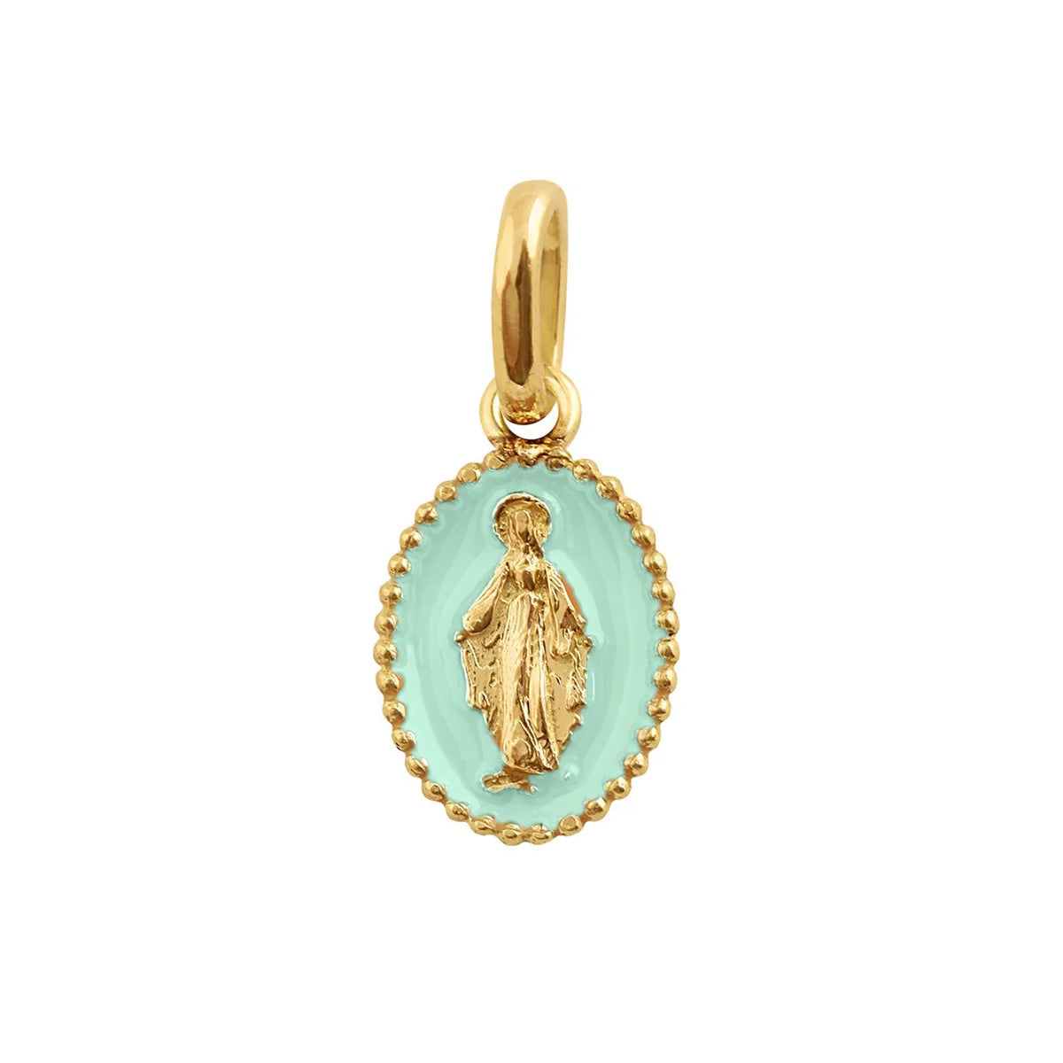 MADONNA JADE RESIN PENDANT