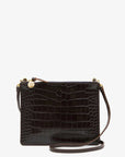 MARGOT DOUBLE SAC BRETELLE IN KALAMATA CROCO