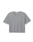 MAUDE CARDIGAN IN HEATHER GREY