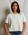 MAUDE CARDIGAN IN WHITE