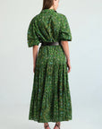 MELANIE SKIRT IN BANDANA GREEN