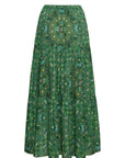 MELANIE SKIRT IN BANDANA GREEN