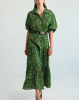 MELANIE SKIRT IN BANDANA GREEN