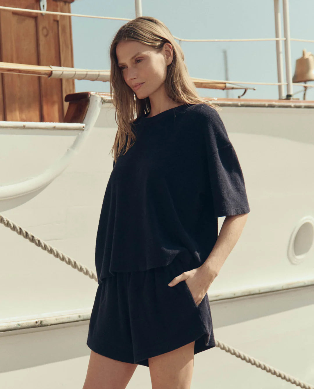 MICRO TERRY SWING SHORT