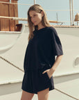 MICRO TERRY SWING SHORT
