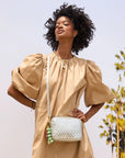 MIDI SAC IN SILVER