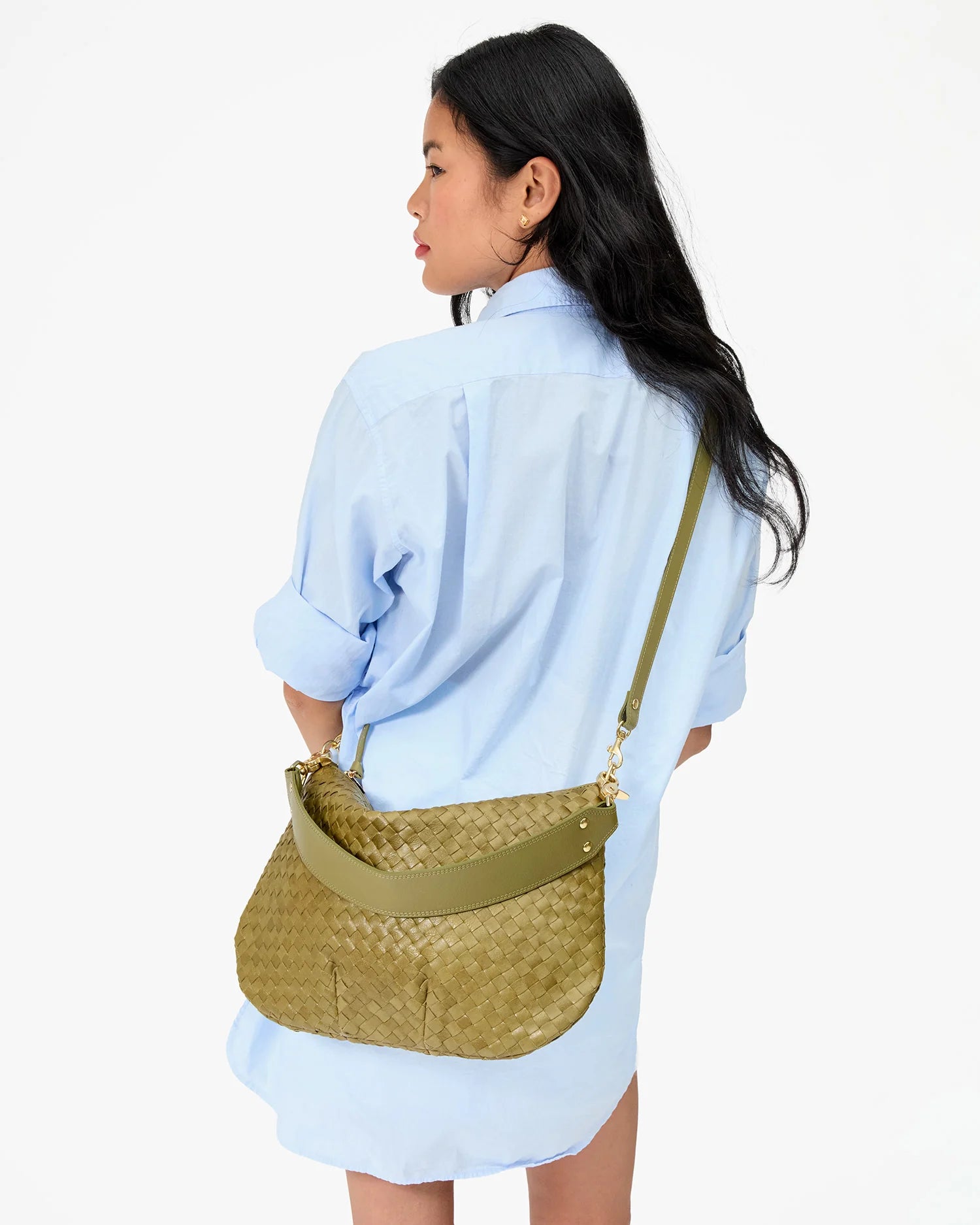 CLARE V MOYEN MESSENGER IN OLIVE