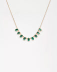 MULTI EMERALD NECKLACE