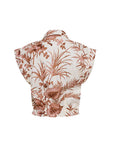 OCTAVIA TOP IN PARADISE CAMEL