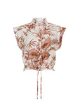 OCTAVIA TOP IN PARADISE CAMEL