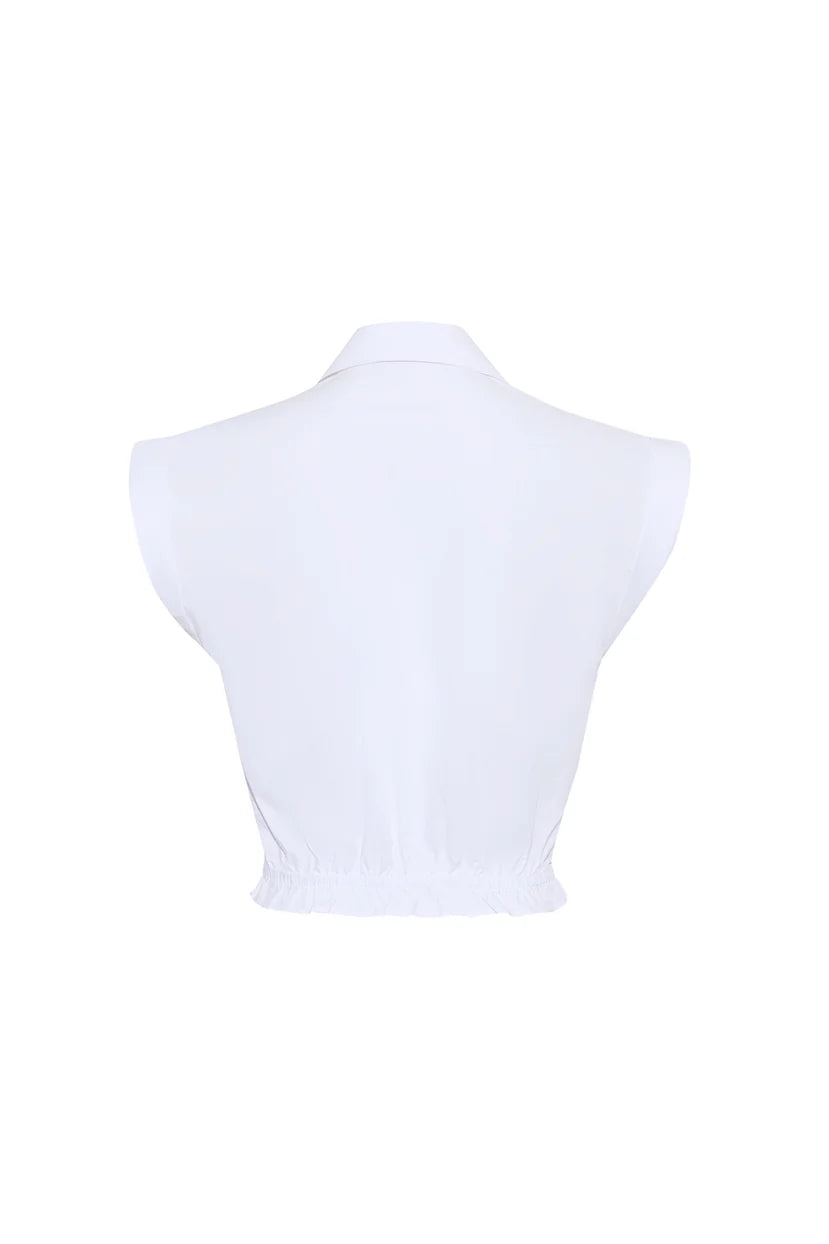 OCTAVIA TOP IN WHITE