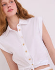 OCTAVIA TOP IN WHITE