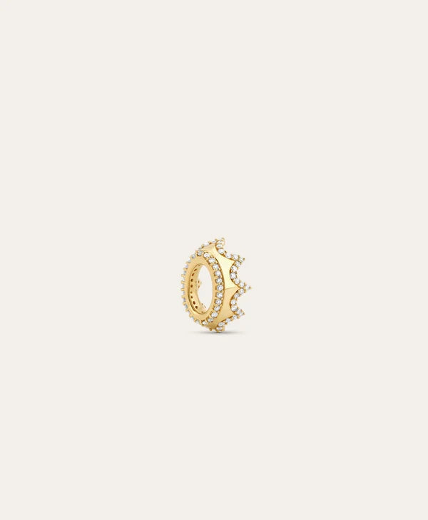PAVÉ CROWN BIG BEAD