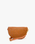 PETITE FANNY PACK IN TAN RATTAN