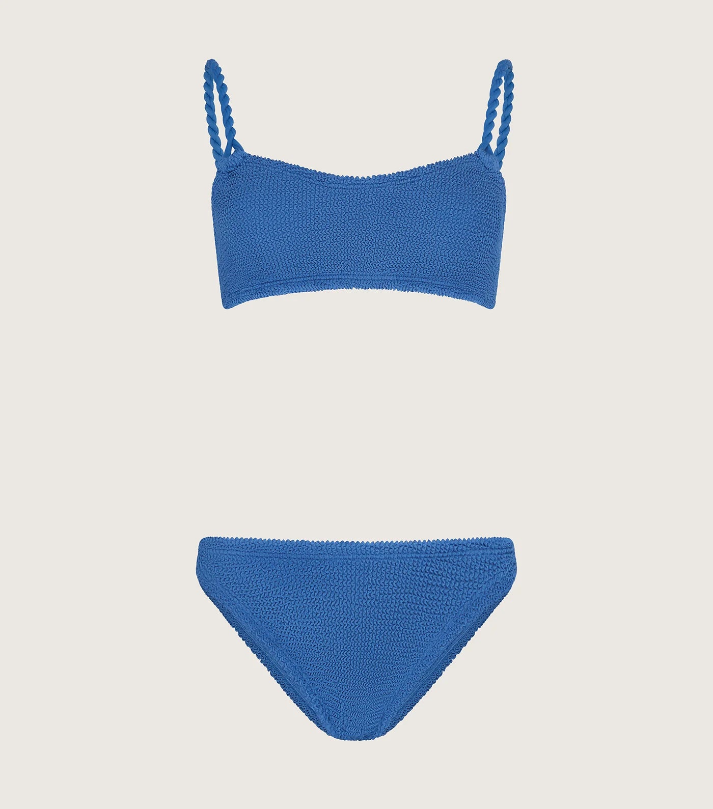 【Hunza G】フィービービキニ★関税・送料込 PHOEBE BIKINI IN METALLIC BLUE – LANAI
