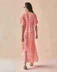 PIA CAFTAN IN LARA FLAMINGO