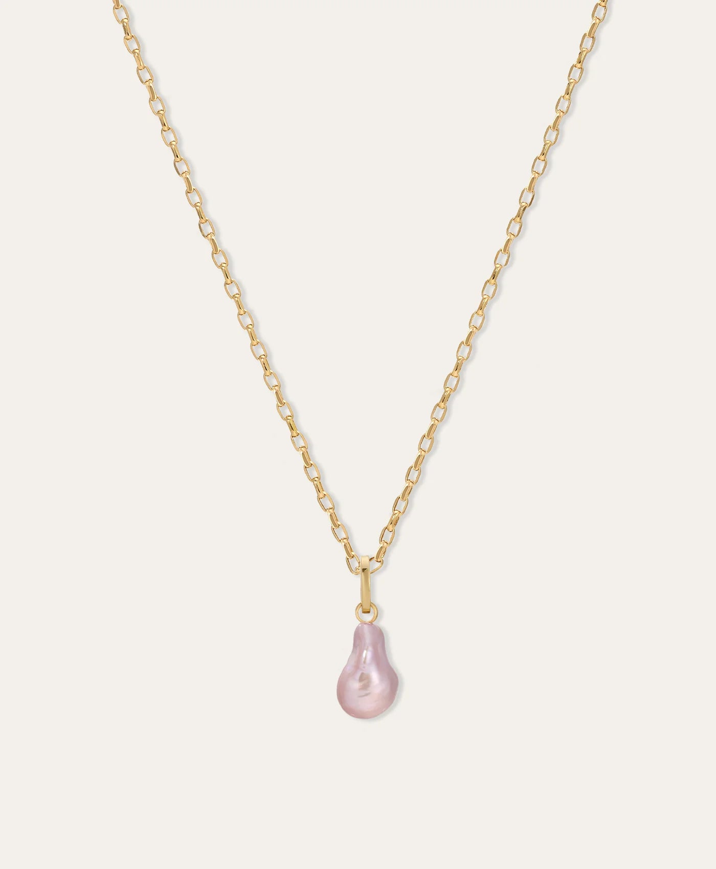 PINK BAROQUE PEARL CHARM