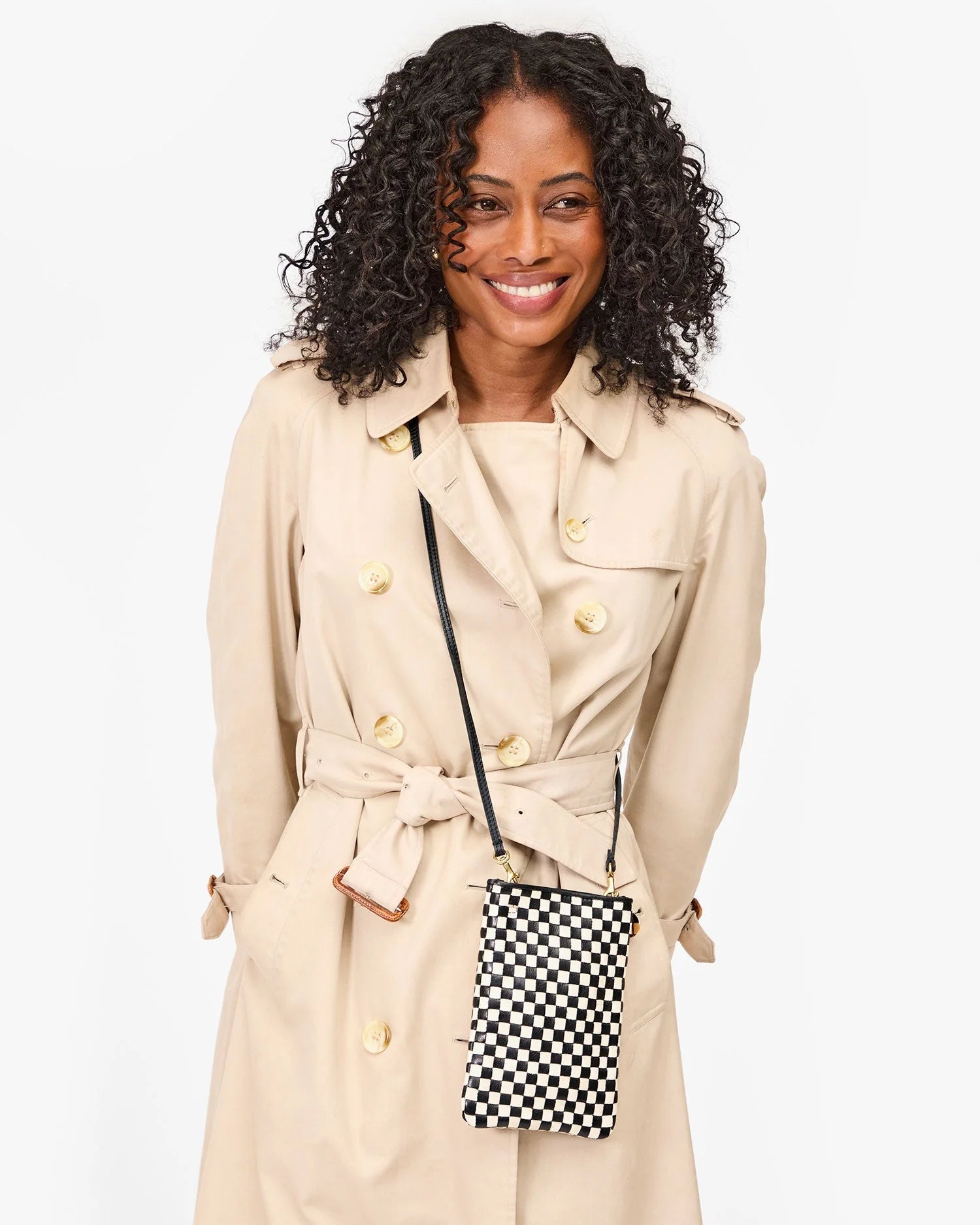 POCHE IN BLACK &amp; CREAM