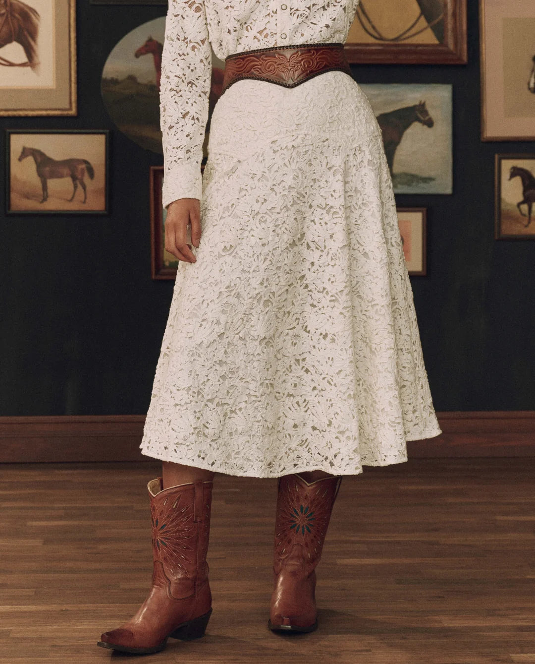 RELIC LACE SADDLE SKIRT