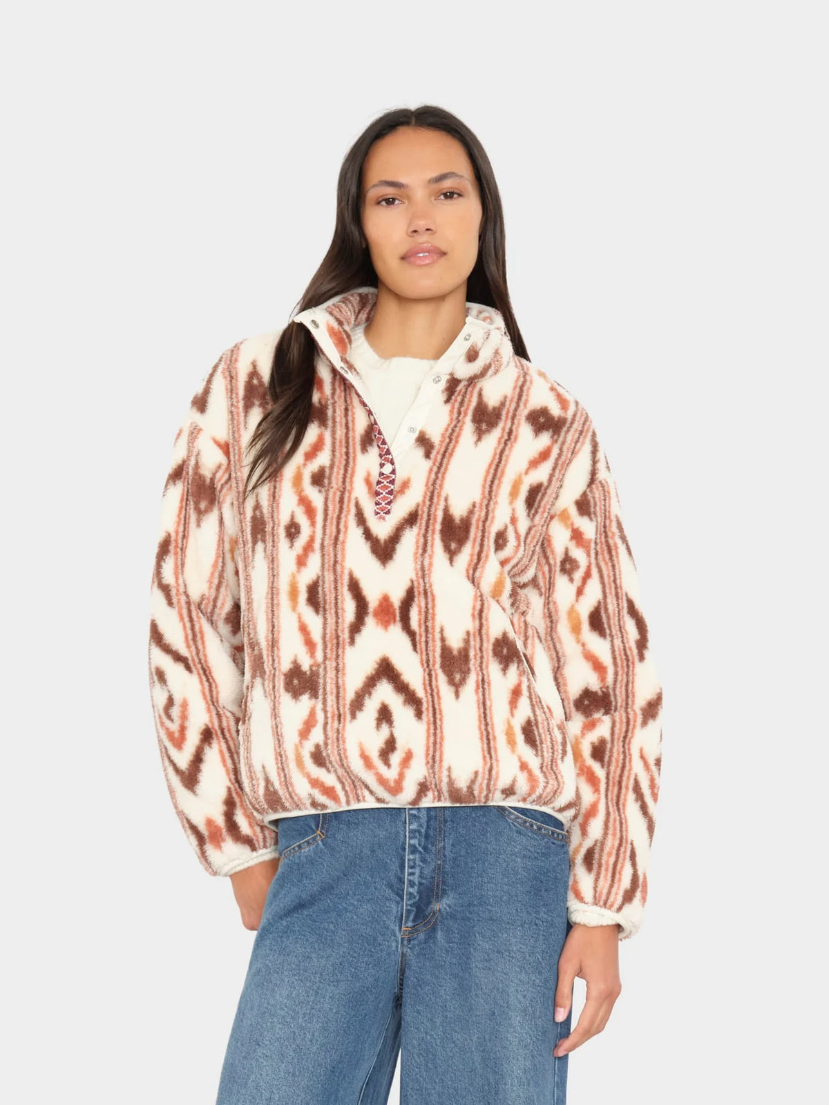 RIDGE FLEECE PULLOVER