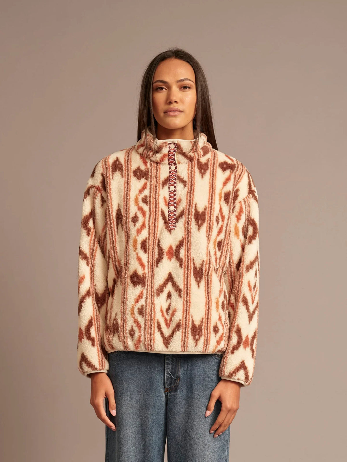 RIDGE FLEECE PULLOVER