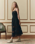 ROSETTE CROCHET DRESS