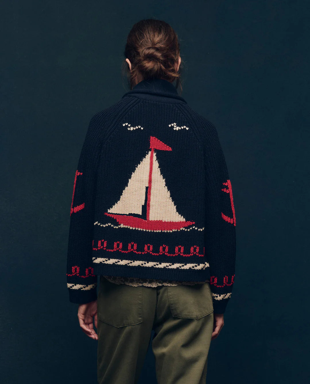SAILBOAT LODGE CARDIGAN