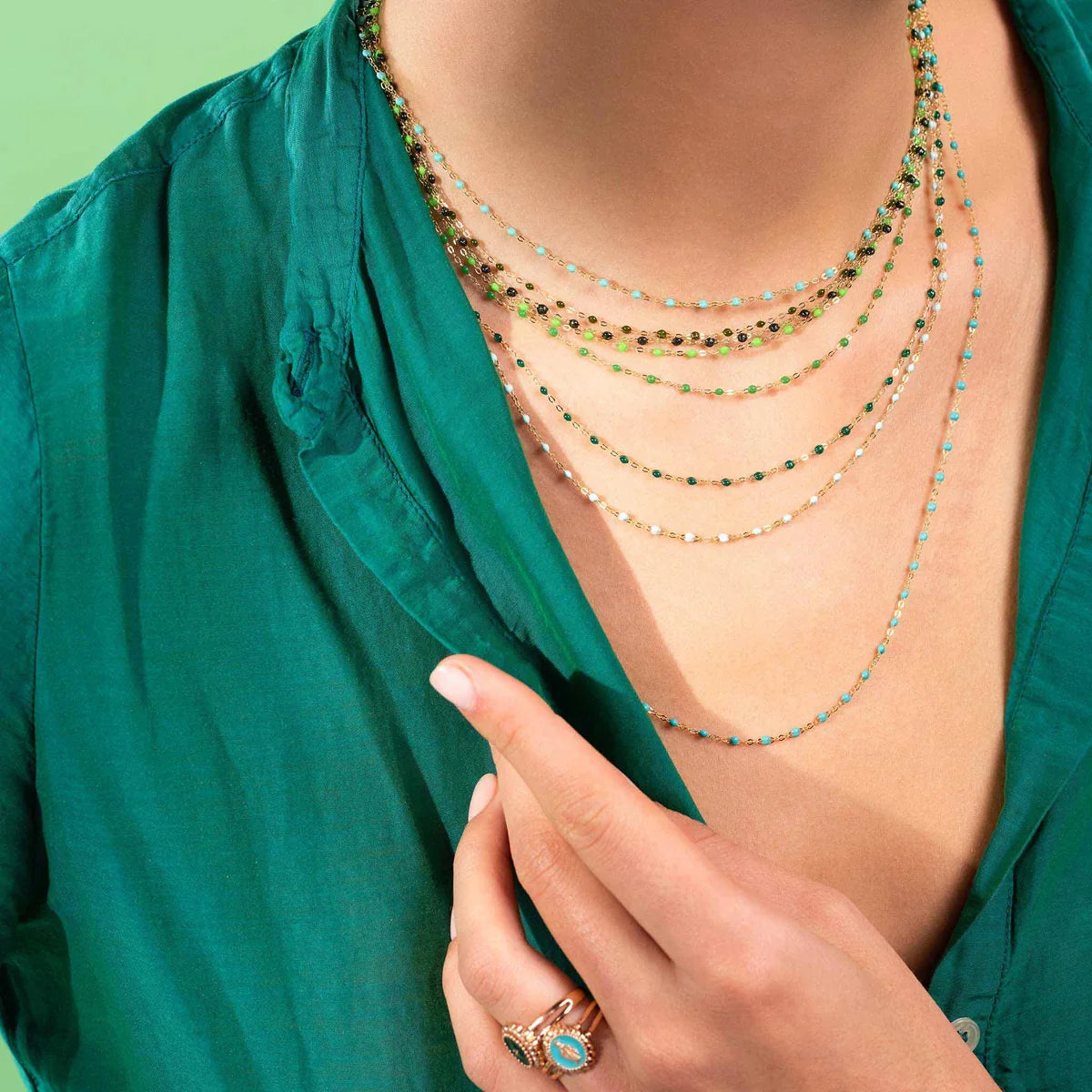 JADE 23.6" CLASSIC GIGI NECKLACE