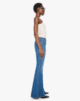 SEAMED DOLLOP HEEL JEANS