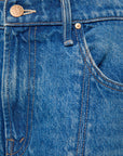 SEAMED DOLLOP HEEL JEANS