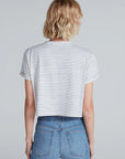 SHRUNKEN BOY TEE IN DOUBLE STRIPE BLACK