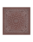 SILK BANDANA IN CHOCOLATE